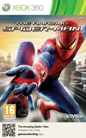 The Amazing Spider-Man Xbox 360, PAL box front