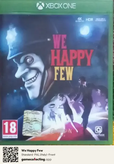 We Happy Few Xbox One, Italy box front