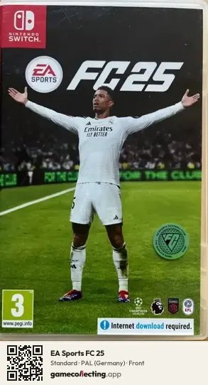 EA Sports FC 25 Nintendo Switch, Germany box front