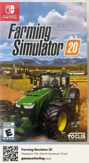 Farming Simulator 20 Nintendo Switch, North America box front