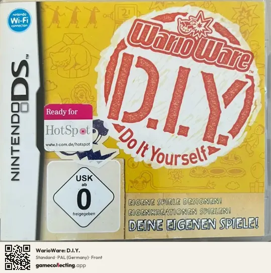 WarioWare: D.I.Y. Nintendo DS, Germany box front