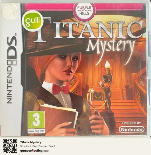 Titanic Mystery Nintendo DS, France box front