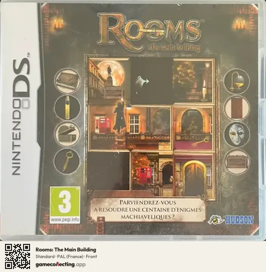 Rooms: The Main Building Nintendo DS, France box front