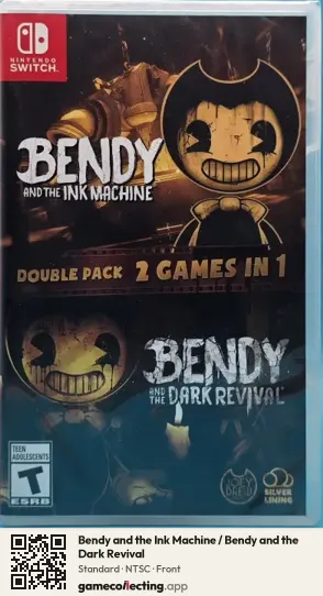 Bendy and the Ink Machine / Bendy and the Dark Revival Nintendo Switch, NTSC box front