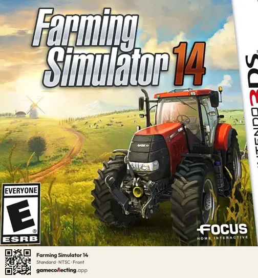 Farming Simulator 14 Nintendo 3DS, NTSC box front