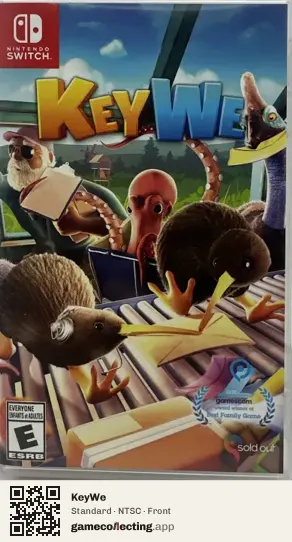 KeyWe Nintendo Switch, NTSC box front