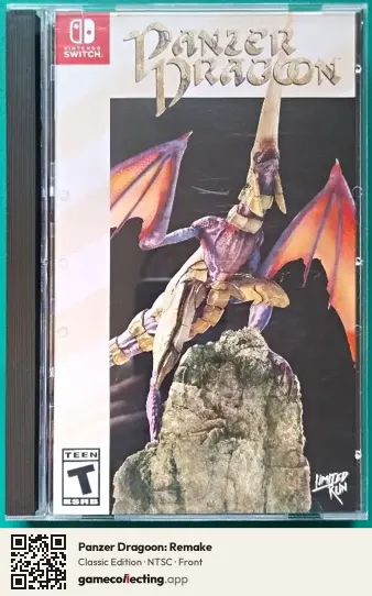 Panzer Dragoon: Remake Nintendo Switch, NTSC box front