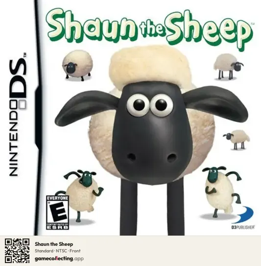 Shaun the Sheep Nintendo DS, NTSC box front