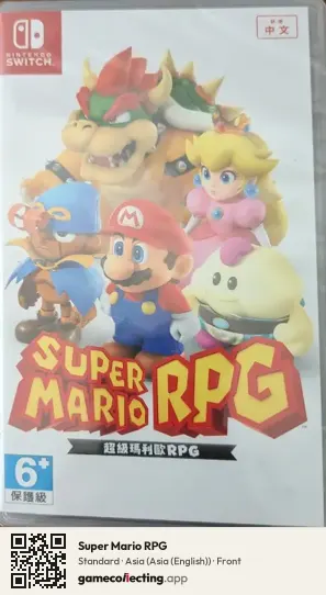 Super Mario RPG Nintendo Switch, Asia (English) box front