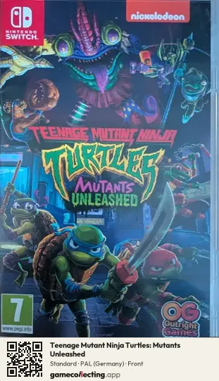 Teenage Mutant Ninja Turtles: Mutants Unleashed Nintendo Switch, Germany box front