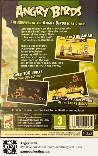 Angry Birds Computer, United Kingdom box back
