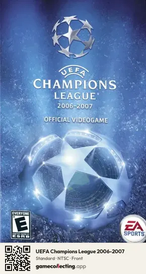 UEFA Champions League 2006-2007 PlayStation Portable, NTSC box front