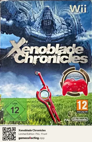 Xenoblade Chronicles Nintendo Wii, PAL box front
