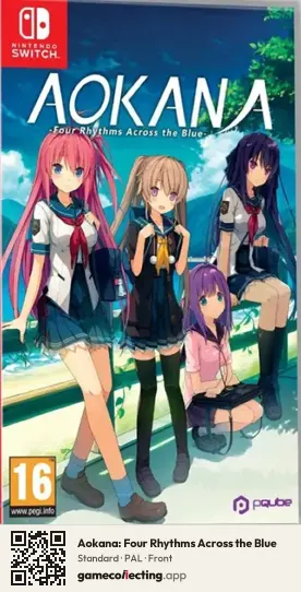 Aokana: Four Rhythms Across the Blue Nintendo Switch, PAL box front