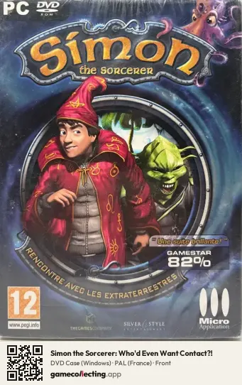 Simon the Sorcerer: Who'd Even Want Contact?! Computer, France box front