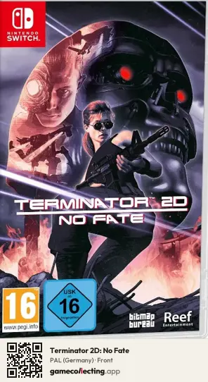 Terminator 2D: No Fate Nintendo Switch, Germany box front