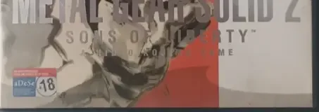 Metal Gear Solid 2: Sons of Liberty, the ADESE mark on its front
