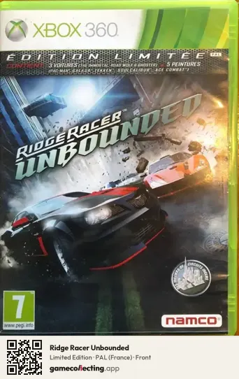 Ridge Racer Unbounded Xbox 360, France box front