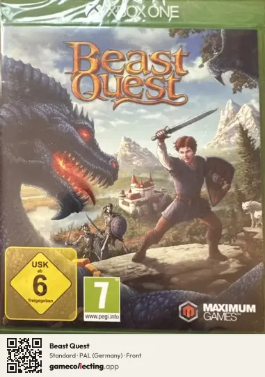 Beast Quest Xbox One, Germany box front