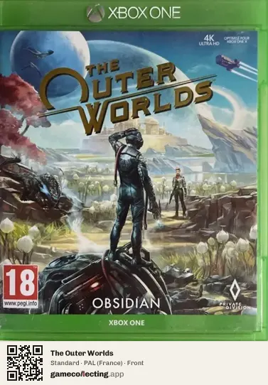 The Outer Worlds Xbox One, France box front