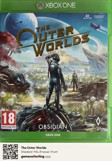 The Outer Worlds Xbox One, France box front