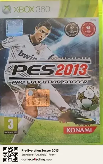 Pro Evolution Soccer 2013 Xbox 360, Italy box front