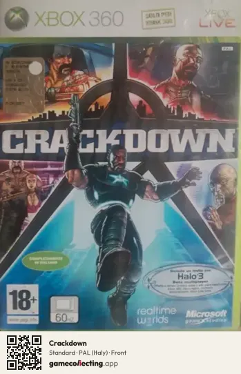 Crackdown Xbox 360, Italy box front