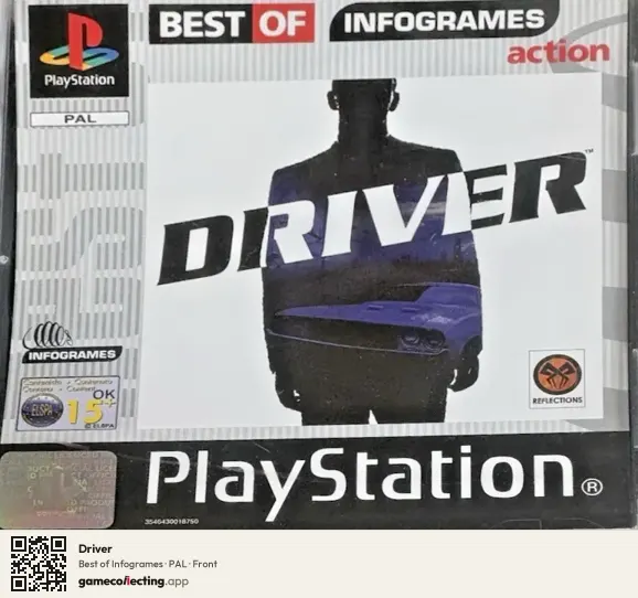 Driver PlayStation, PAL box front