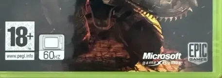 Gears of War, the PEGI square on its front