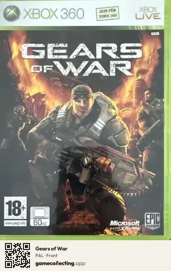 Gears of War Xbox 360, PAL box front