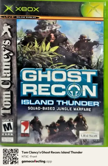 Tom Clancy's Ghost Recon: Island Thunder Xbox, NTSC box front