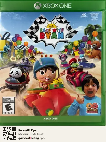 Race with Ryan Xbox One, NTSC box front