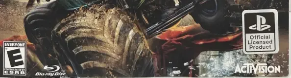 Monster Jam: Path of Destruction, the ESRB box on its front