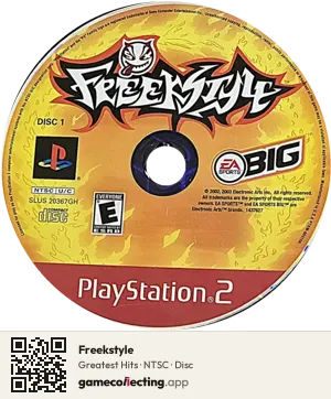 Freekstyle PlayStation 2, NTSC disc
