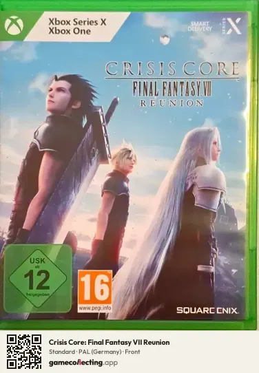 Crisis Core: Final Fantasy VII Reunion Xbox Series X, Germany box front