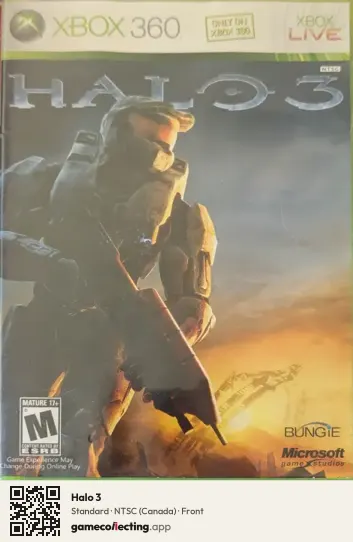 Halo 3 Xbox 360, Canada box front