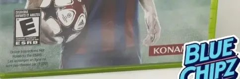 Pro Evolution Soccer 2010, the ESRB box on its front