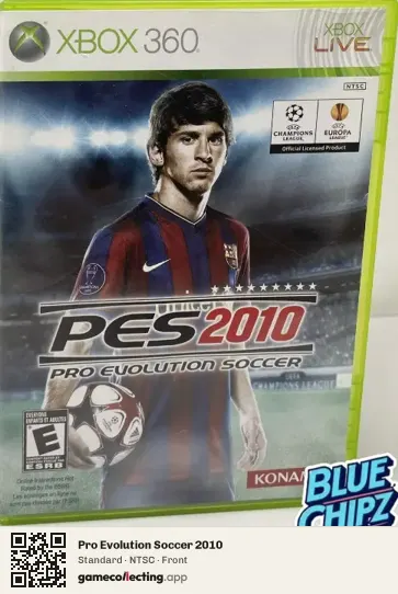 Pro Evolution Soccer 2010 Xbox 360, NTSC box front