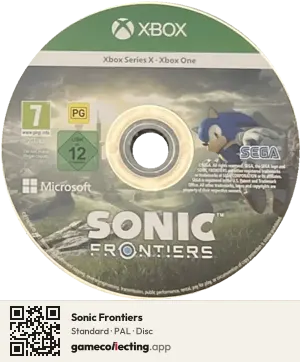 Sonic Frontiers Xbox Series X, PAL disc
