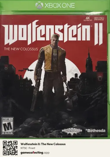 Wolfenstein II: The New Colossus Xbox One, NTSC box front