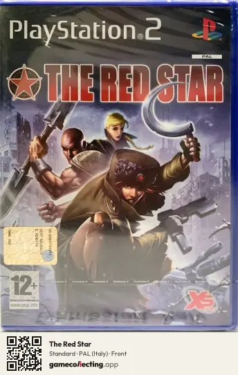 The Red Star PlayStation 2, Italy box front