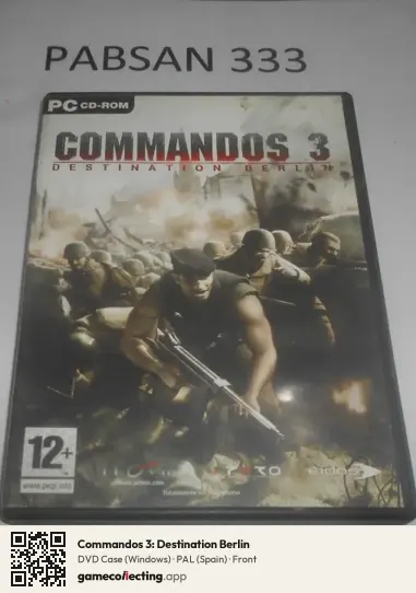 Commandos 3: Destination Berlin Computer, Spain box front