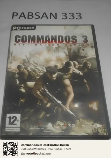 Commandos 3: Destination Berlin Computer, Spain box front