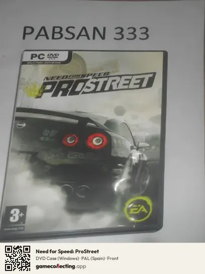 Need for Speed: ProStreet Computer, Spain box front