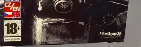 Fallout 3, the PEGI square on its front