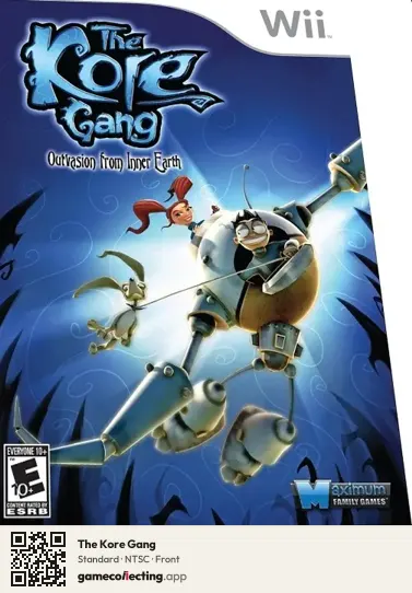 The Kore Gang Nintendo Wii, NTSC box front