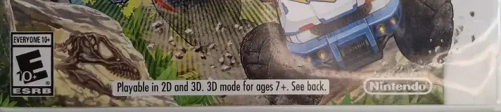 Fossil Fighters: Frontier, the ESRB box on its front