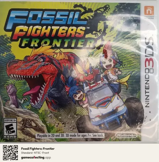 Fossil Fighters: Frontier Nintendo 3DS, NTSC box front