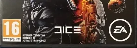 Battlefield 3, the PEGI square on its front