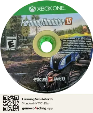 Farming Simulator 15 Xbox One, NTSC disc